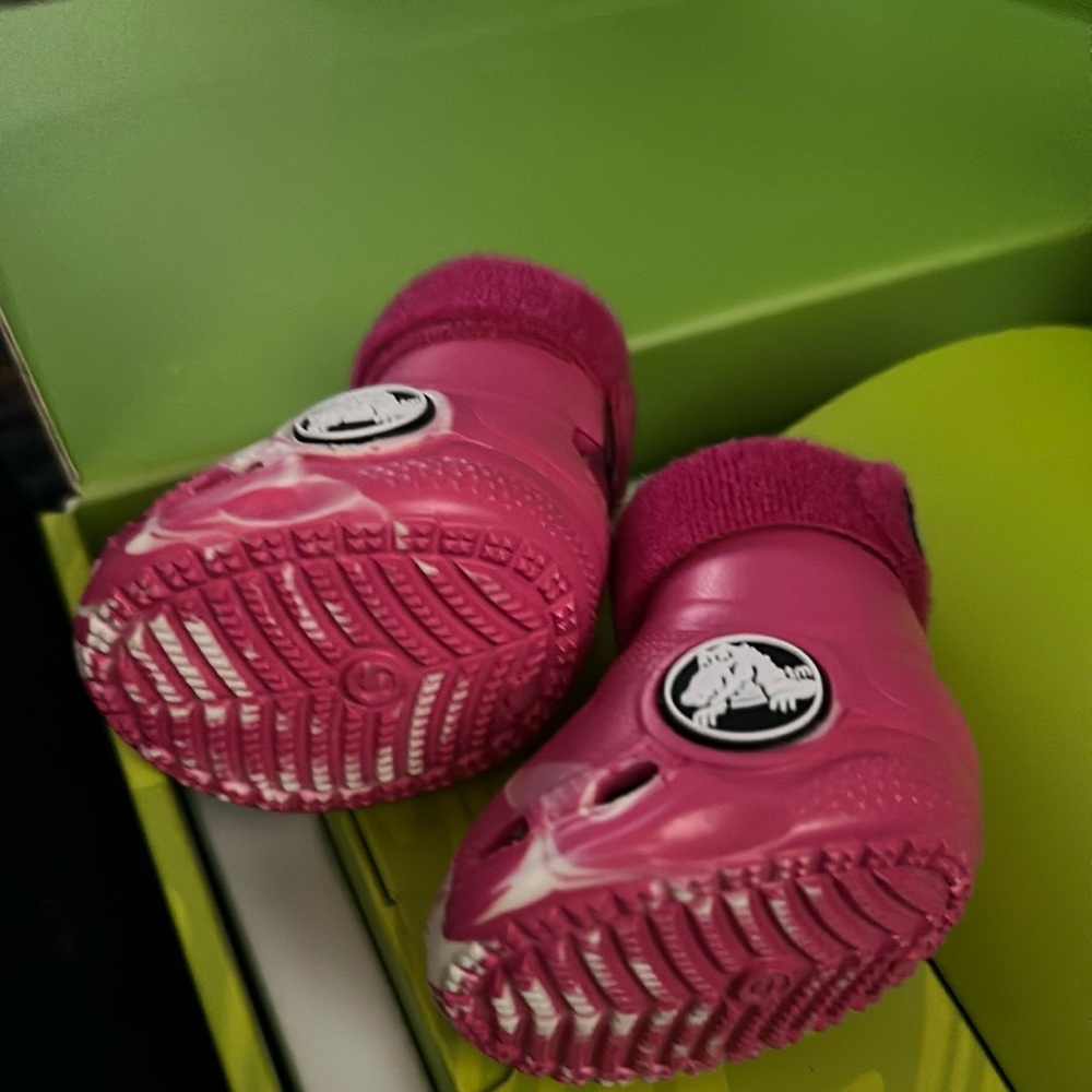 Small Dog Pink Crocs Shoes NWB